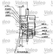 Valeo Steering Column Switch Connectors 251105