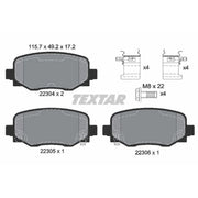 Textar Rear Brake Pad Set 2230401