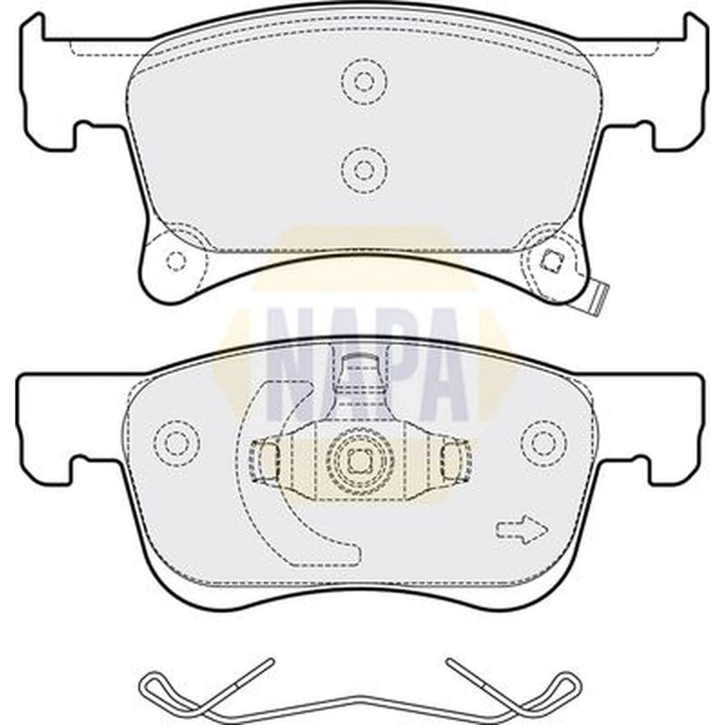 NAPA Front Brake Pad Set NBP1521