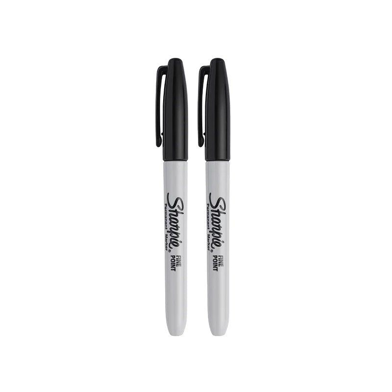 Sharpie® Fine Tip Permanent Marker Black (Pack 2) - 1985860