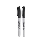 Sharpie® Fine Tip Permanent Marker Black (Pack 2) - 1985860