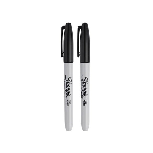 Sharpie® Fine Tip Permanent Marker Black (Pack 2) - 1985860