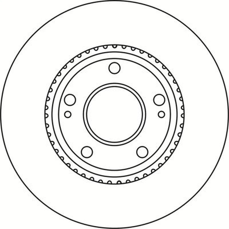 Abtex 2 x Vented Front Brake Discs BD2184V