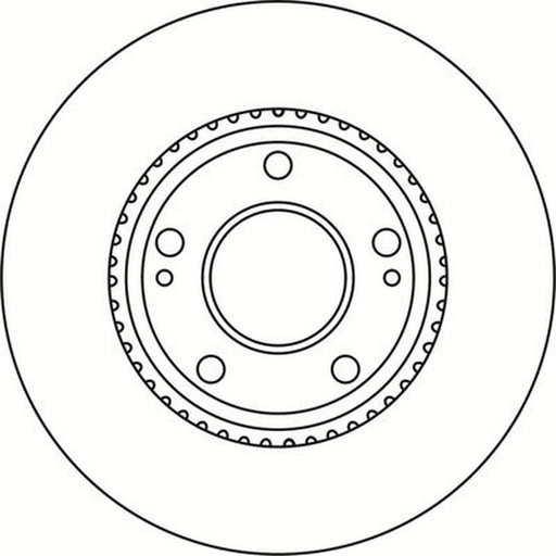 Abtex 2 x Vented Front Brake Discs BD2184V