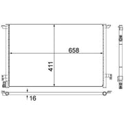 Mahle Air Conditioning Condenser AC 295 000S