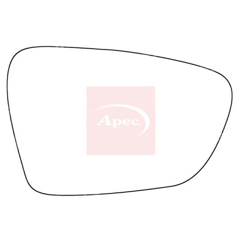 Apec Exterior Wing Mirror Glass Right AMS2739