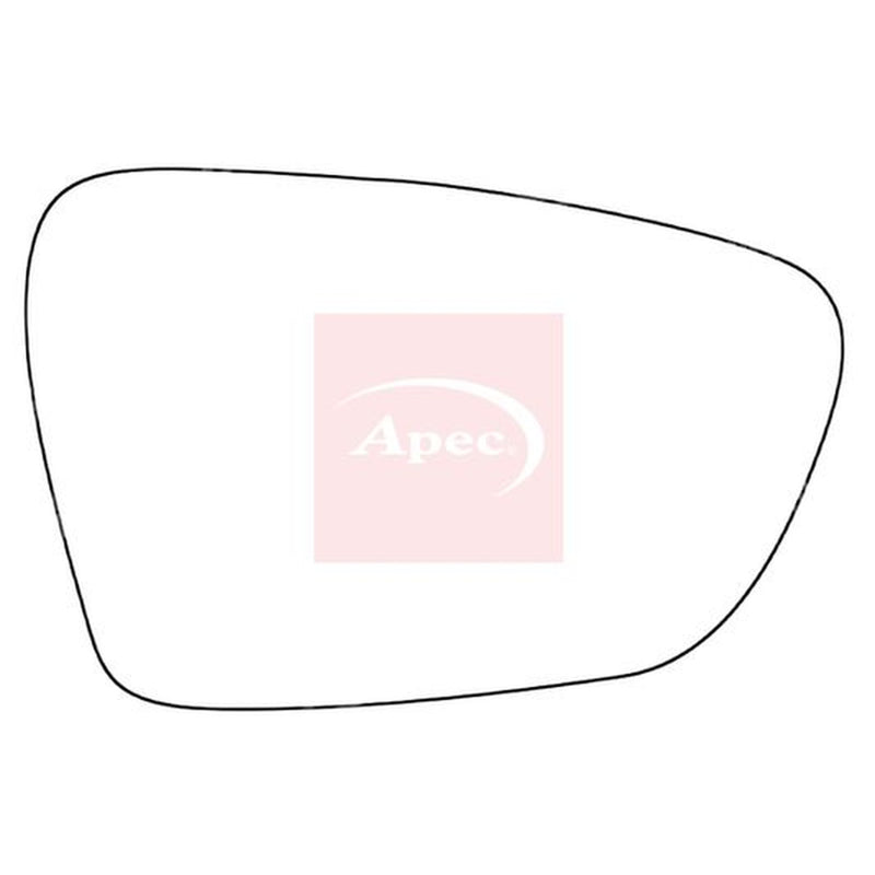 Apec Exterior Wing Mirror Glass Right AMS2739