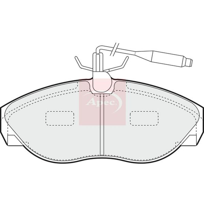 Apec Front Brake Pad Set PAD867
