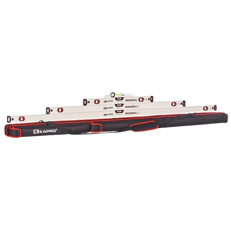 Kapro 705 Eagle Optivision Red Box Level Set, 4 Piece - K70541SET