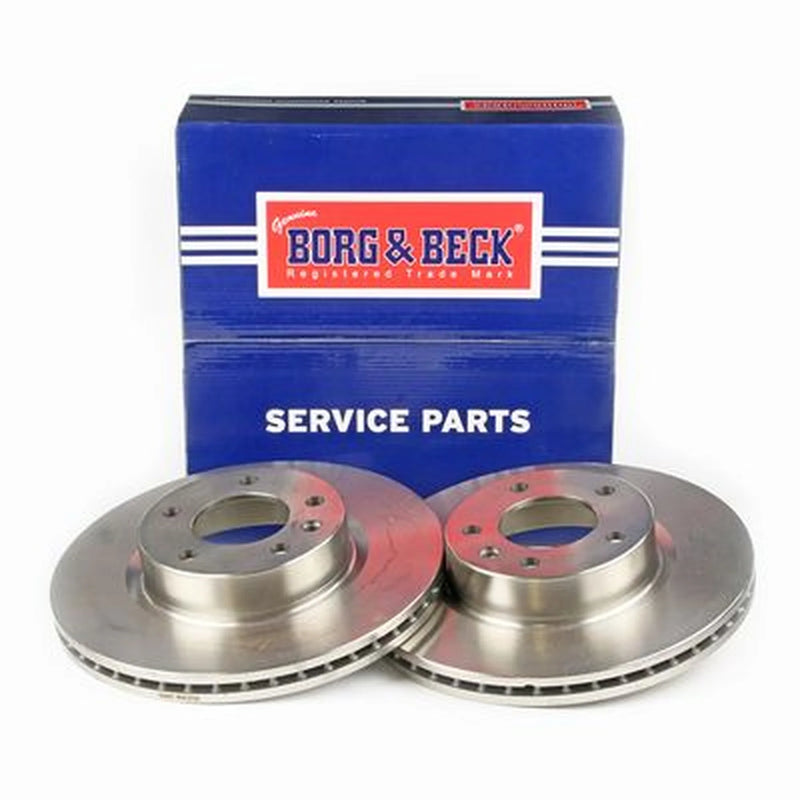 Borg & Beck 2 x Vented Front Brake Discs BBD5056