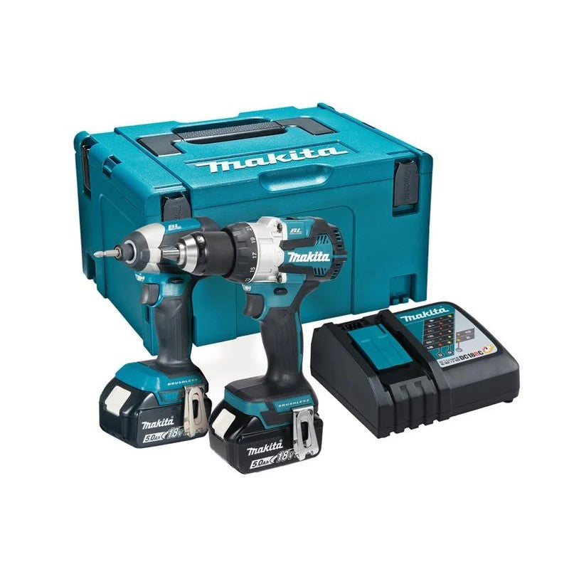 Makita DLX2507TJ LXT Brushless Combo Kit 18V 2 x 5.0Ah Li-ion - DLX2507TJ