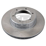 Febi 2 x Internally Vented Front Brake Discs 31553