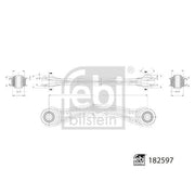 Febi Control/Trailing Arm Rear Right 182597