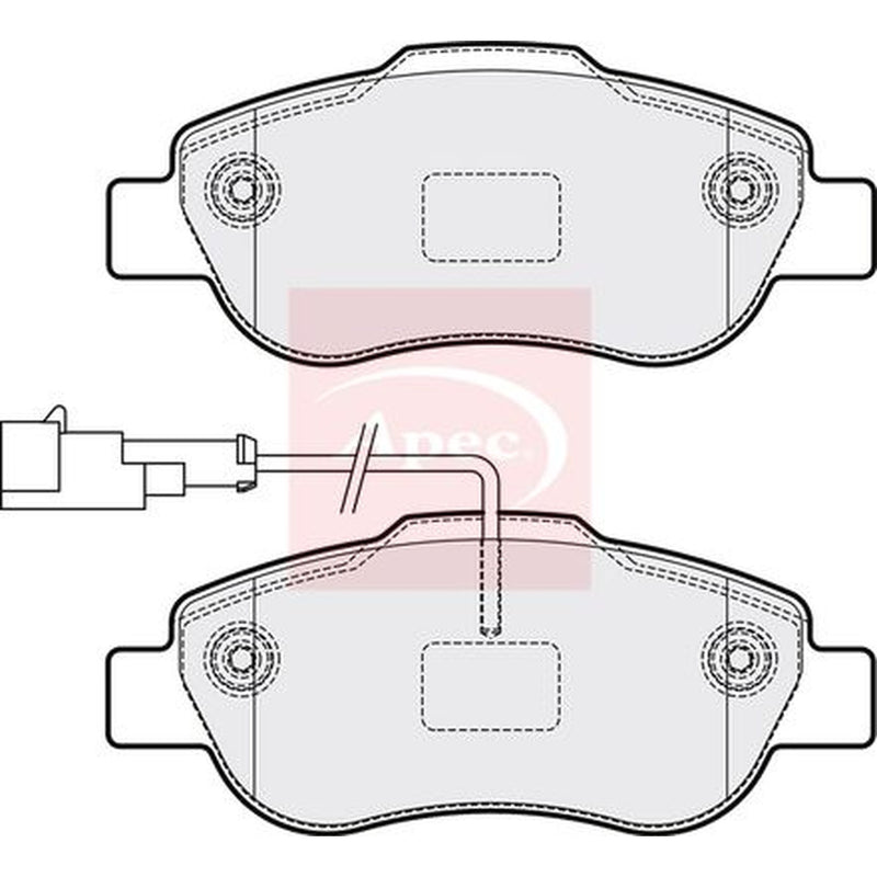 Apec Front Brake Pad Set PAD2156