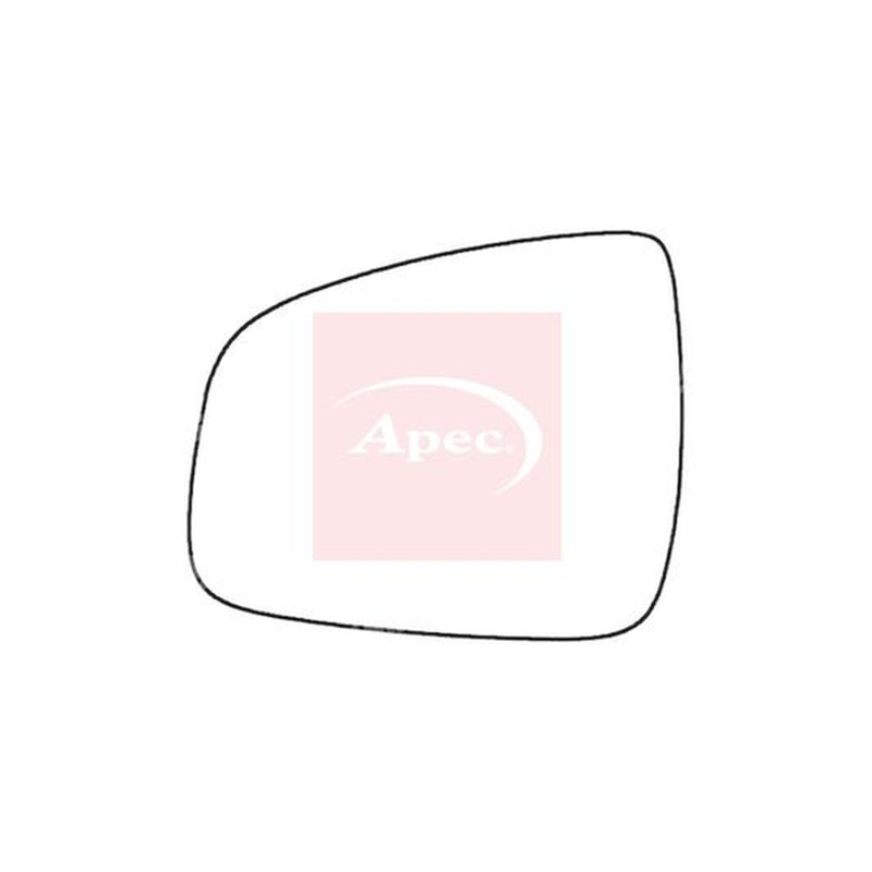 Apec Exterior Wing Mirror Glass Left AMS2093