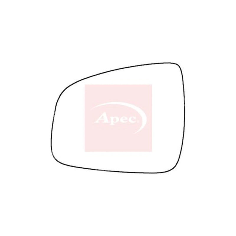 Apec Exterior Wing Mirror Glass Left AMS2093