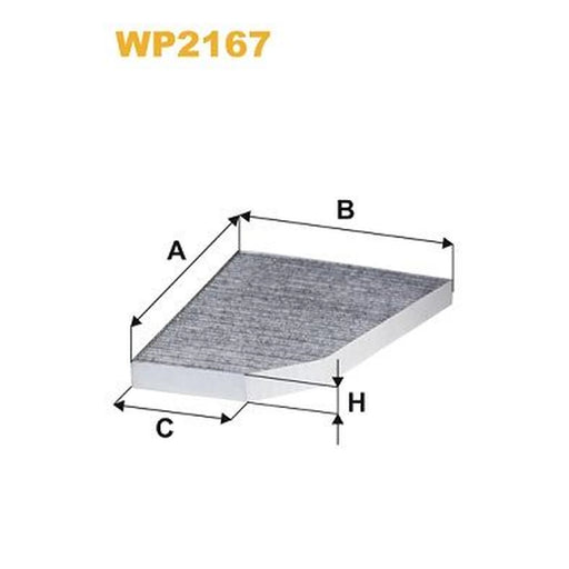 WIX Cabin Air Filter (Pollen Filter) WP2167