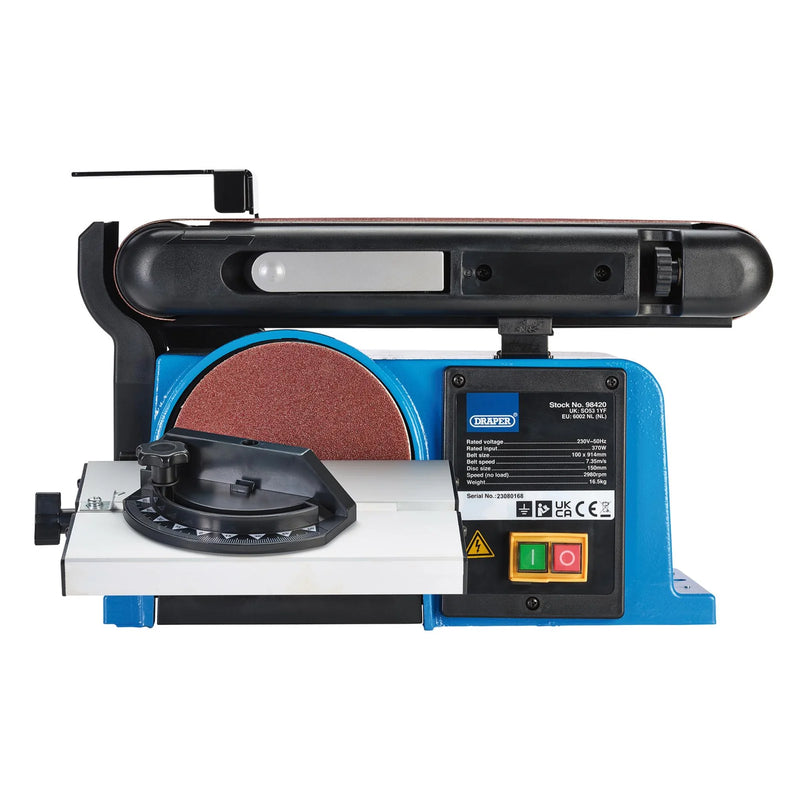 Draper Belt and Disc Sander BDS370D 370W