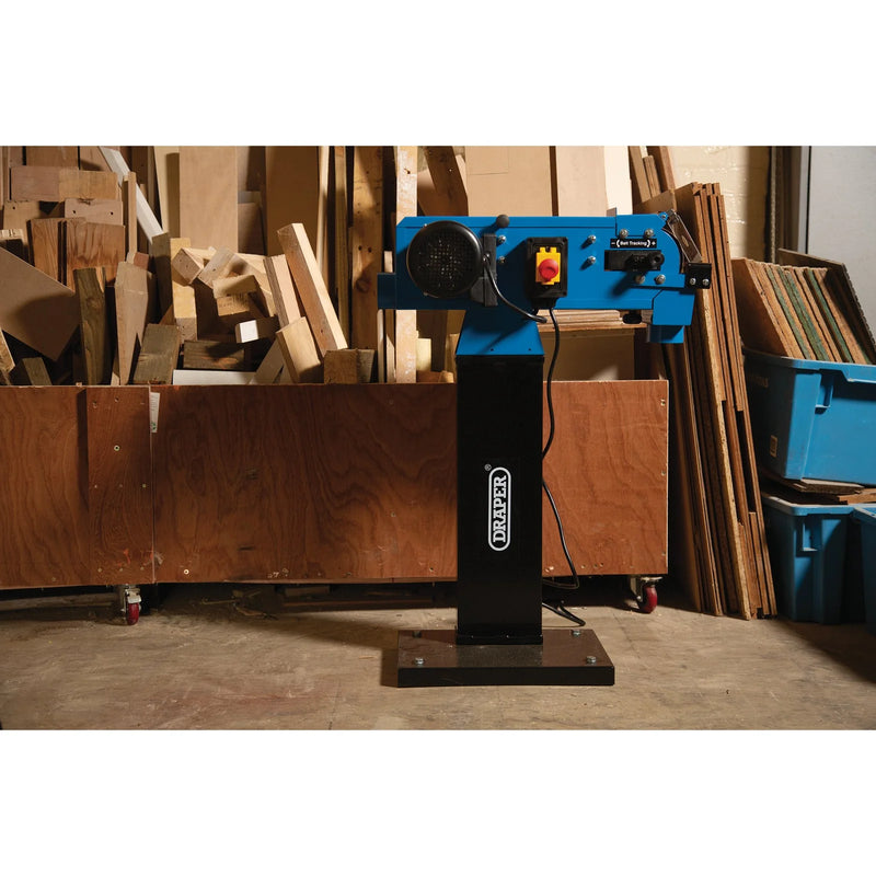 Draper Belt Linisher 100mm 1500W with Dust Extraction