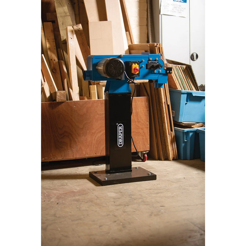 Draper Belt Linisher 100mm 1500W with Dust Extraction