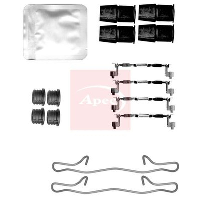 Apec Brake Pad Accessory Fitting Kit Rear KIT1608