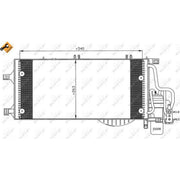 NRF Air Conditioning Condenser 35531