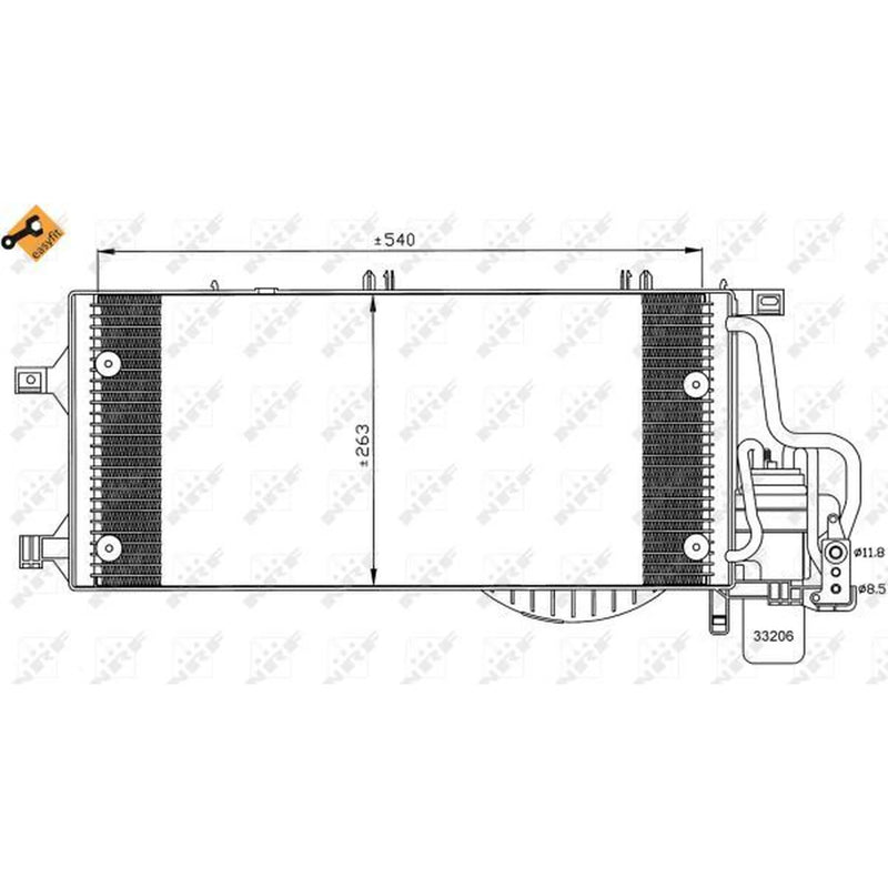 NRF Air Conditioning Condenser 35531