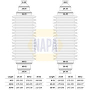 NAPA Steering Bellow Kit Front NCB3008