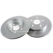 Borg & Beck 2 x Solid Rear Brake Discs BBD5433