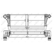 NRF Intercooler (Charge Air Cooler) 30097