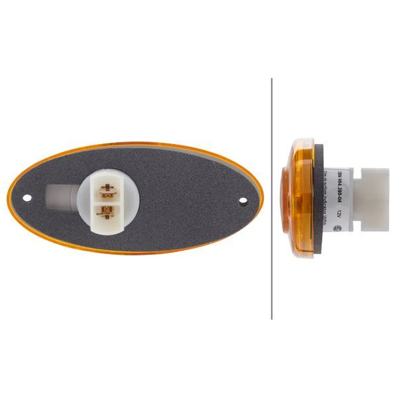 Hella Auxiliary Direction Indicator Lateral Mounting Connectors 2BM 964 295-041