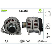 Valeo Car Alternator 12V 443443
