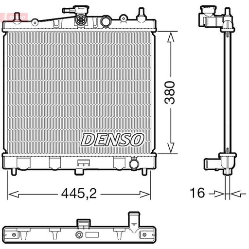 Denso Engine Radiator DRM46067