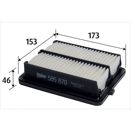 Valeo Engine Air Filter 585870