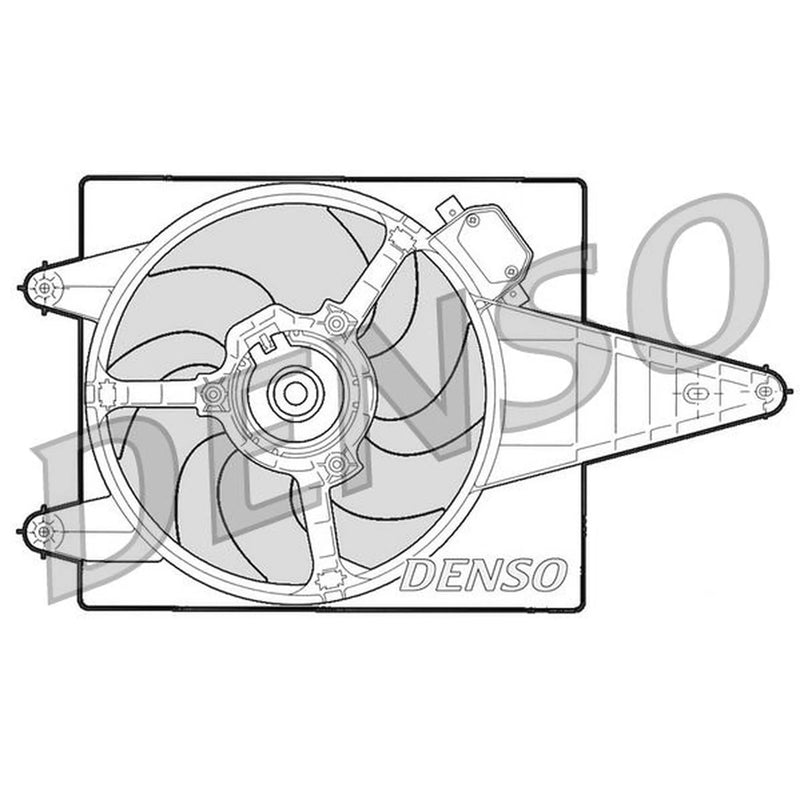 Denso Engine Cooling Fan DER13204