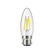 Energizer® LED BC (B22) Candle Filament Dimmable Bulb, Warm White 470 lm 4W