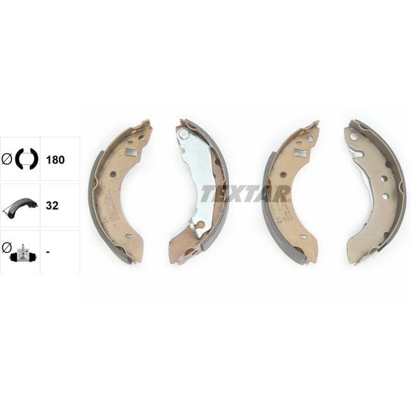 Textar Brake Shoe Set Axle Kit 91020700