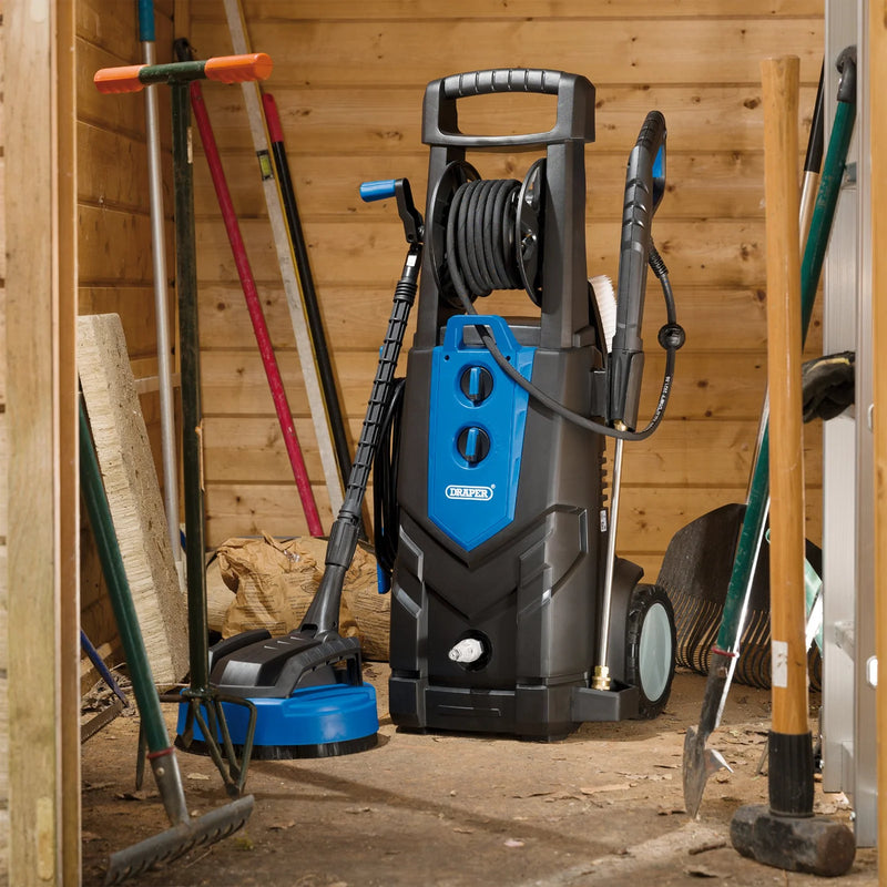 Draper Pressure Washer 2500W 195bar Induction Motor
