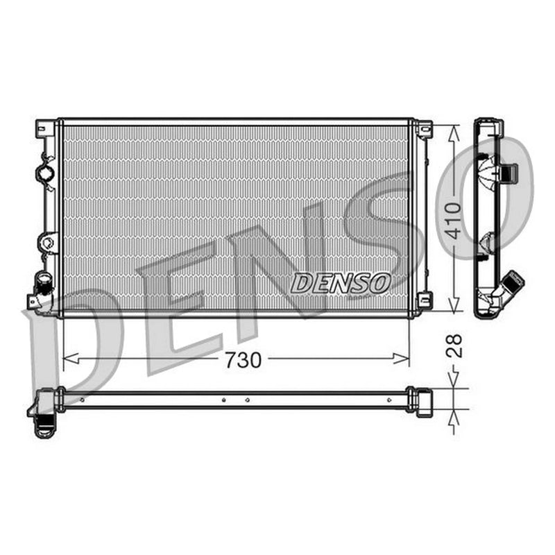 Denso Engine Radiator DRM23090