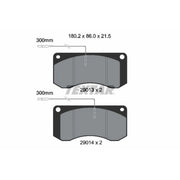 Textar Front Brake Pad Set 2901302