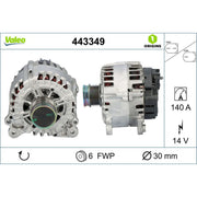 Valeo Car Alternator 12V 443349