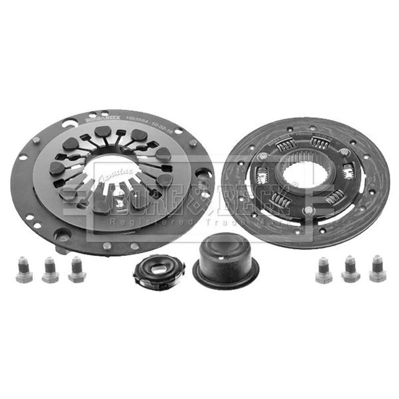 Borg & Beck Clutch Kit Set 3pc 190mm HK6604