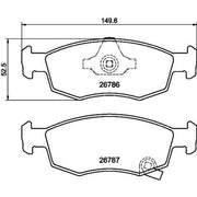 Mintex Front Brake Pad Set MDB4341