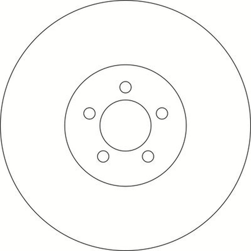 Abtex 2 x Vented Front Brake Discs BD1590V
