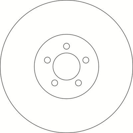 Abtex 2 x Vented Front Brake Discs BD1590V