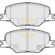 NAPA Front Brake Pad Set NBP1653