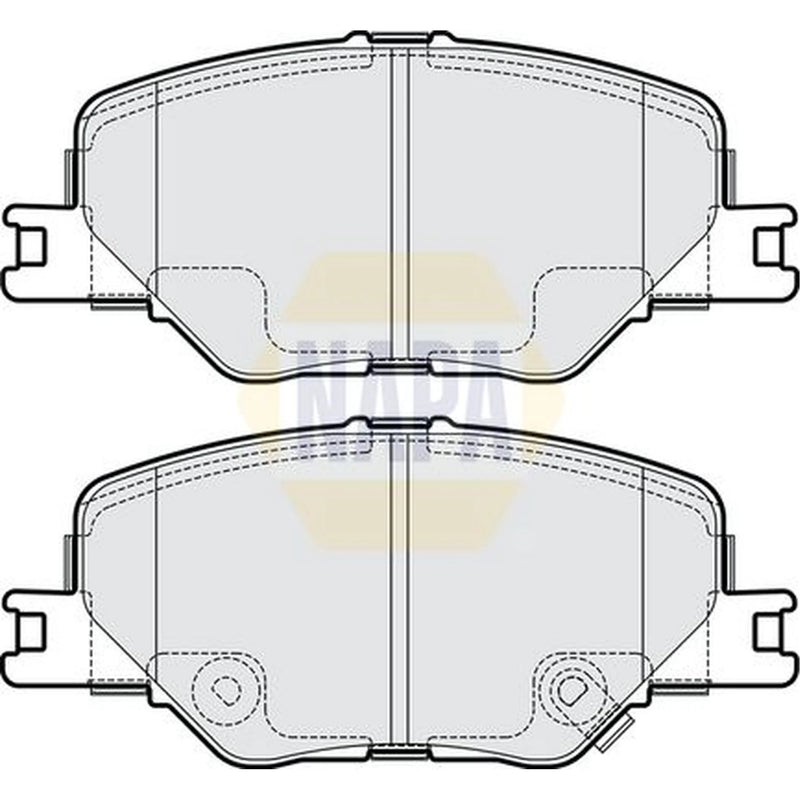 NAPA Front Brake Pad Set NBP1653