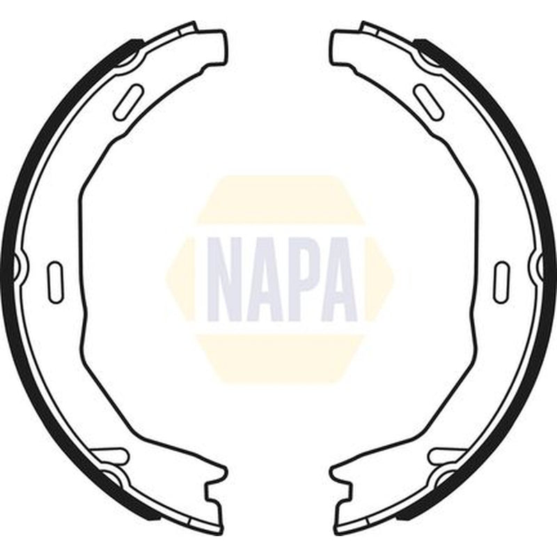 NAPA Parking Brake Shoe Set NBS5034