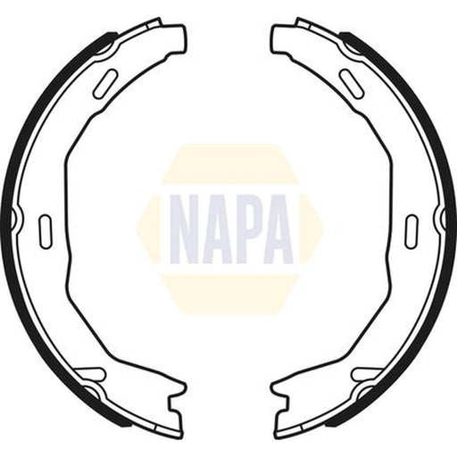 NAPA Parking Brake Shoe Set NBS5034