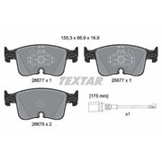 Textar Front Brake Pad Set 2667702